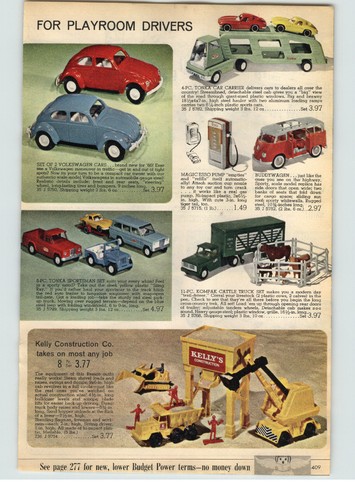1966 paper toy - 1966, vw