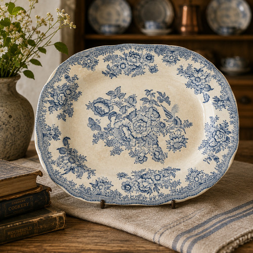 Antique victorian blue - victorian,