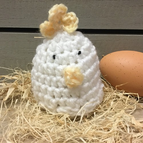 Crochet chick egg cosy gisela - crochet,