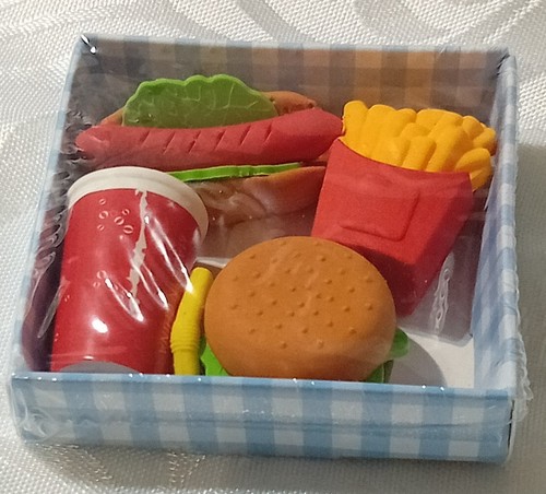 Novelty fast food rubber - novelty,