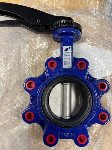 Butterfly valve dn80 - butterfly, 3"