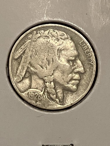 1928 buffalo nickel 5 - u.s.,