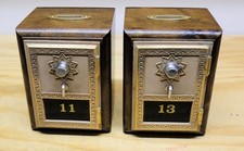 2 Antique U S Post Office Box