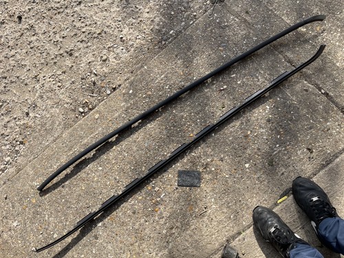Mini black roof gutter trim - gutter,