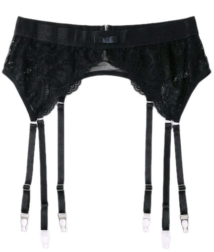 Sheer hollow lace garter 6 - hollow,