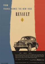 Genuine Renault 4CV Vintage