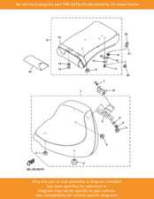 YAMAHA Bracket, Seat Lever 2