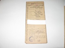 908 JNN, 1961 Vauxhall Victor Estate Vintage Buff Green Log Book Registration