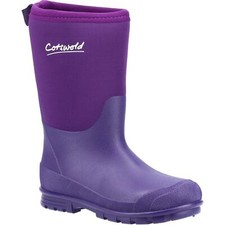 Cotswold Hilly Neoprene Wellies Kids Boys Girls Warm Wellington Boots Size 10-5
