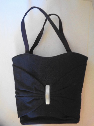Vintage 40s 50s - navy, blue