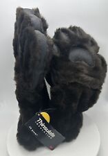 MENS Large Furry PAW Mittens