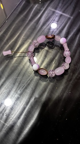 Elastic bracelet with white - elastic,