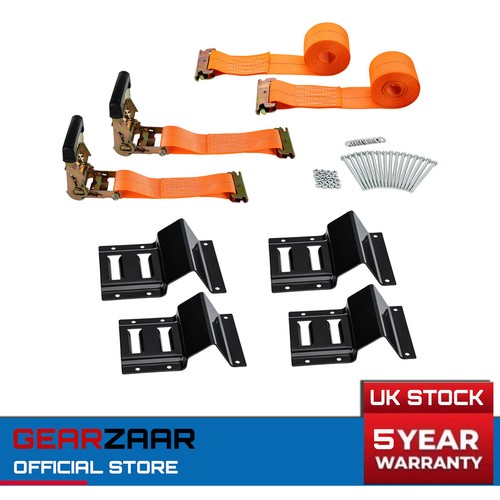 Track straps wheel chock tie - e,