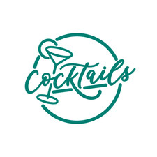 COCKTAIL BAR Vinyl Decal Sticker - MORE COLOURS/SIZES