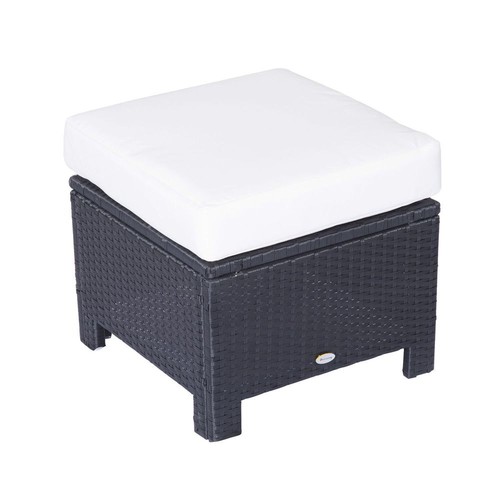 Premium rattan footstool - premium,