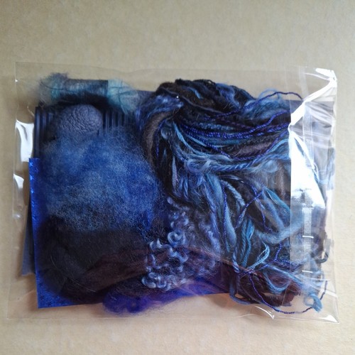 Texture embroidery pack blue - texture,