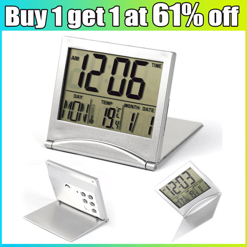 Digital travel alarm clock - travel,