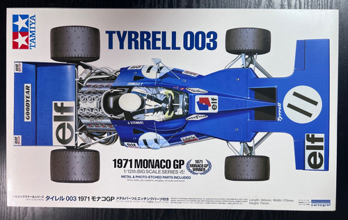 Tamiya tyrell 003 w - tyrell, f1