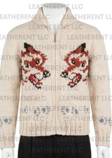 Wolf Knit Cardigan Mary Maxim
