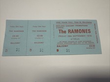The Ramones concert ticket gig