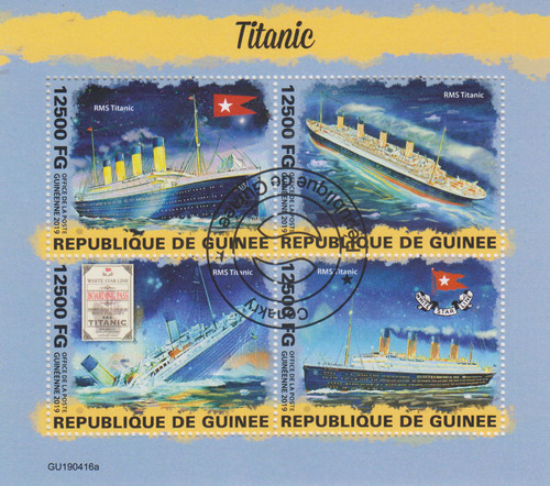 Titanic guinea stamped - titanic,