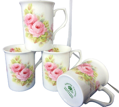 China pink rose set - rose, of
