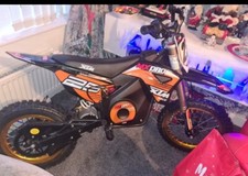 48V 1500W Lithium XTM MX-PRO Electric Dirt Bike BIG 14/12 Gold Wheel Xtreme Toys