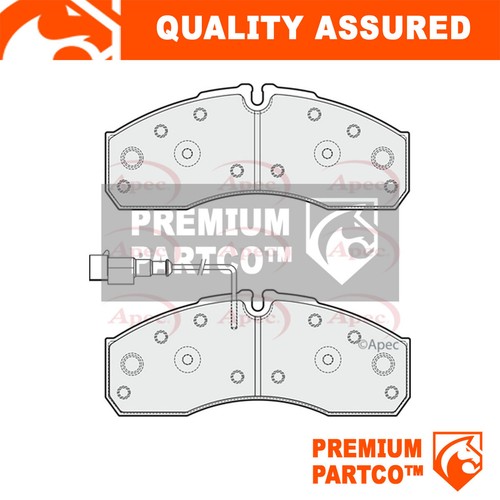 Premium front brake pads set - premium,