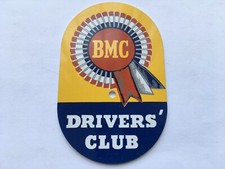 C1960s UNUSED B.M.C.DRIVERS’ CLUB PLASTIC RADIATOR FITTING CAR/LORRY BADGE