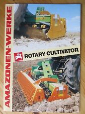 AMAZONE KG251, KG301 & KG401 Rotary Cultivator brochure/leaflet