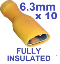 10 YELLOW FULLY INSULATED