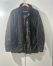 Barbour Men's Ashby Waxed Jacket Olive Size M Excellent Condition Worn Once