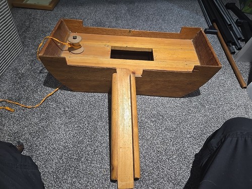 Vintage wooden naive - , folk