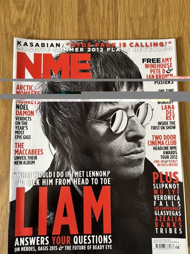 Liam gallagher oasis nme - /,