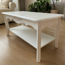 Wooden Coffee Table White