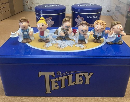 Tetley tea tins - tetley,