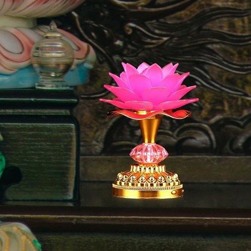 Lotus lamp buddha - lamp,