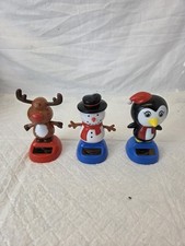 Solar Powered Dancing Toys ~ Reindeer ~Snowman~penguin ~ Christmas Themed