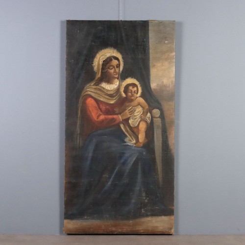 Antique painting virgin mary - antique,