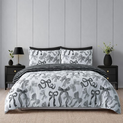 Reversible duvet cover set - reversible,