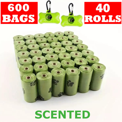 600 dog poop bags - poop,