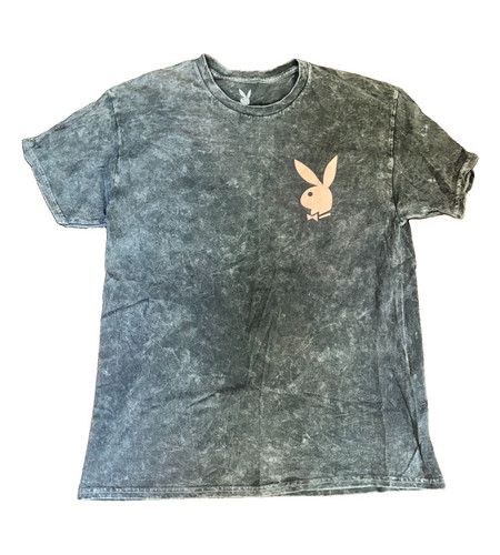 Playboy men acid wash bunny - wash,