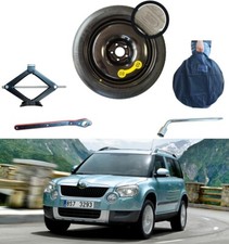 Space Saver Spare Wheel 17" FOR SKODA YETI WITH CAR JACK KEY BAG
