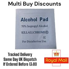 Universal Alcotip - Pre Injection Swabs -70% Isopropyll IPA Alcohol Wipes Tattoo