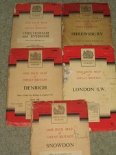 OS Ordnance Survey 1" Seventh