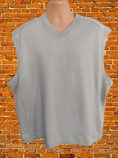 NIKE GOLF ECRU SWEATSHIRT 2XL XXL MENS SLEEVELESS TANK SPORT JUMPER TOP V NECK