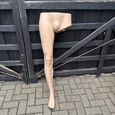Vintage Light Weight mannequin Free Standing male Leg Display Shop