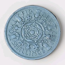 UK Two Shillings 1957 Elizabeth II Free UK Postage (CR651/2/3)