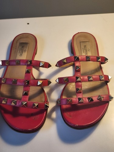 Valentino garavani red leather - valentino,
