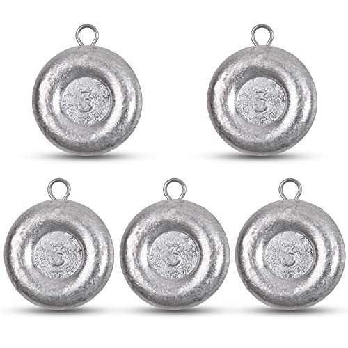Disc sinkers fishing weights - disc,